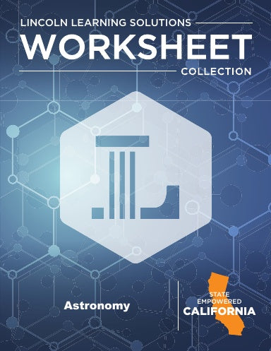CA Astronomy - Worksheet collection 25/26