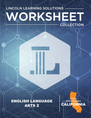 CA English Language Arts 2 - Worksheet collection 25/26