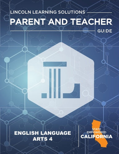 CA English Language Arts 4 - Parent Teacher Guide 25/26