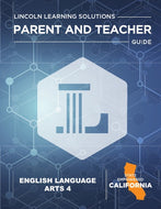 CA English Language Arts 4 - Parent Teacher Guide 25/26