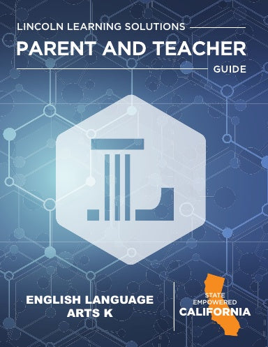 CA English Language Arts K - Parent Teacher Guide 2526