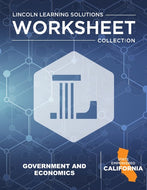 CA Government and Economics - Worksheet Collection 2526
