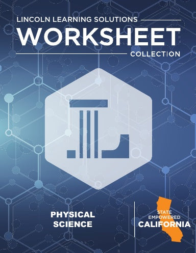 CA Physical Science - Worksheet collection 25/26