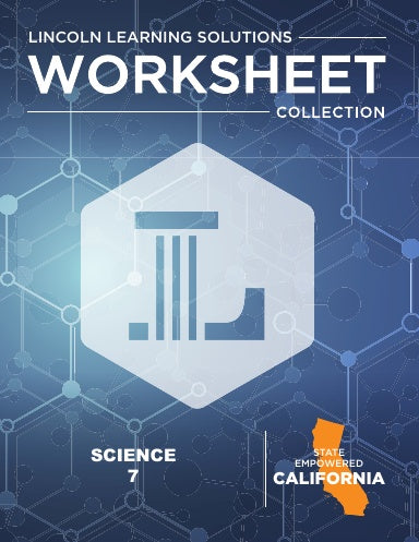 CA Science 7 - Worksheet Collection 25/26