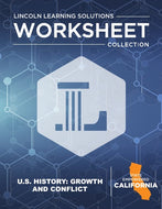 CA U.S. History: Growth and Conflict - Worksheet Collection 2526