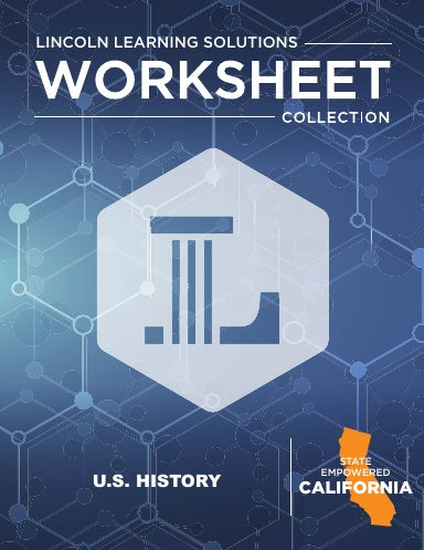 CA U.S. History - Worksheet Collection 2526